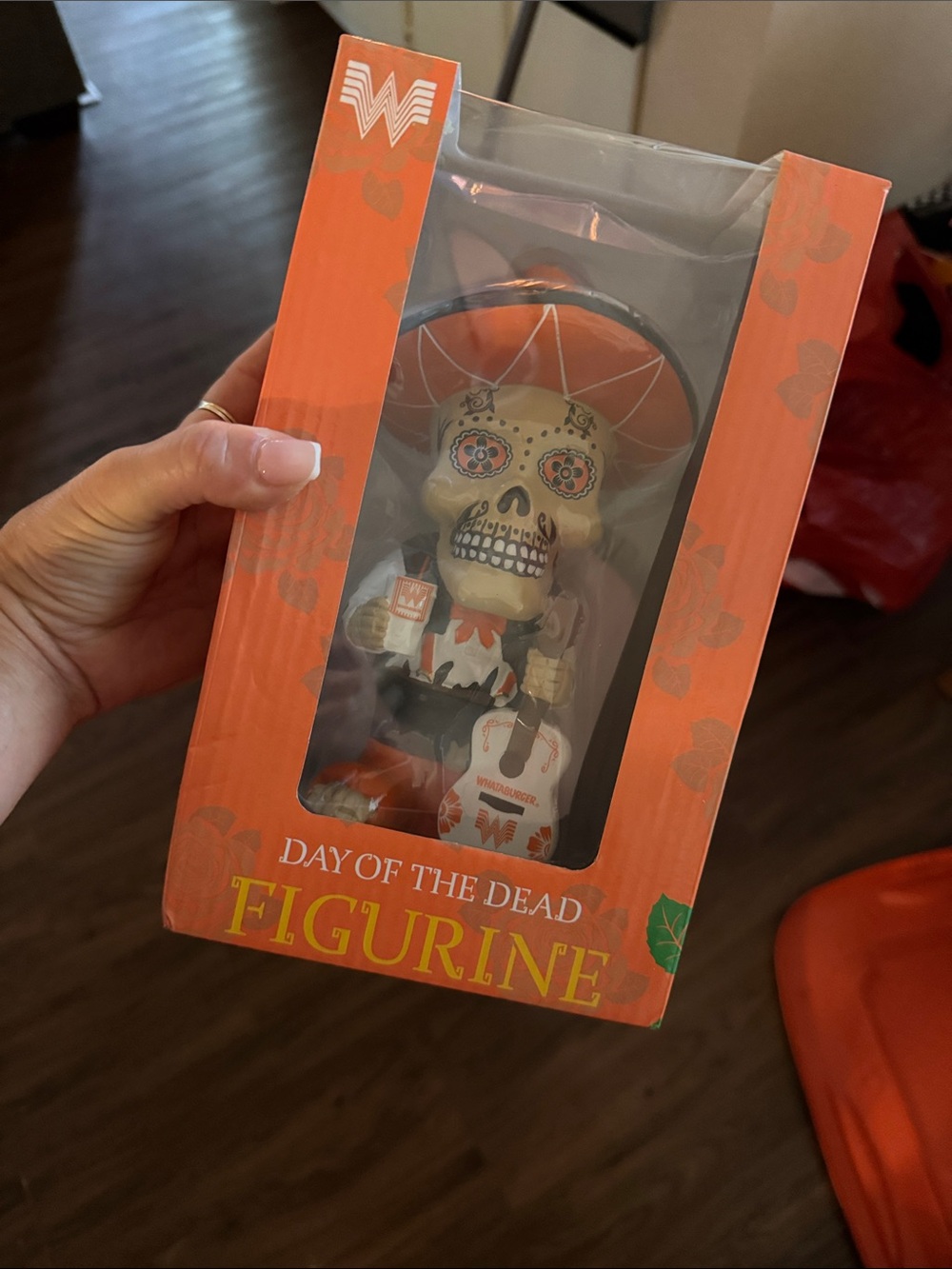 Day of the Dead Kids Figurine Costume in Orange – WF